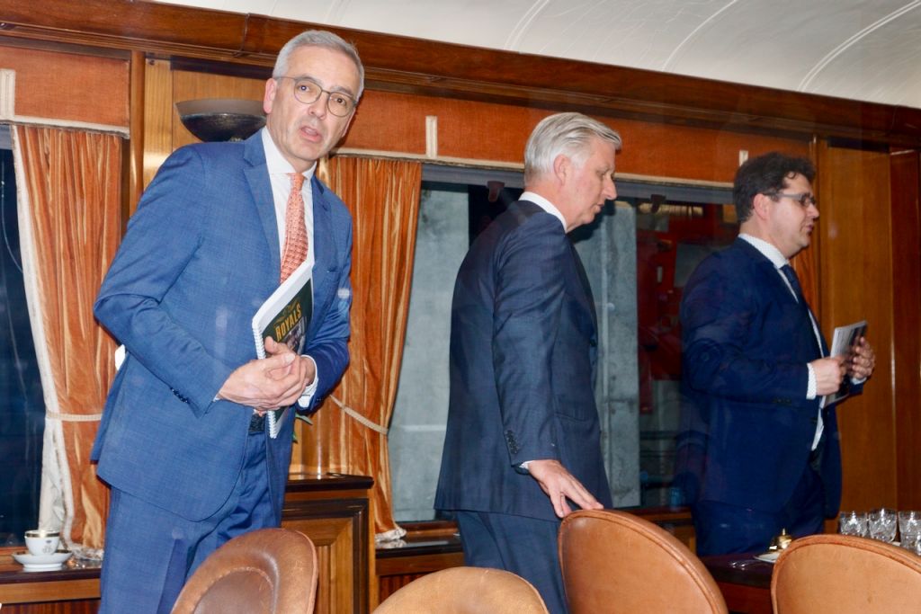 Pieter Jonckers, directeur général Trainworld (à gauche) - © Luc Barry